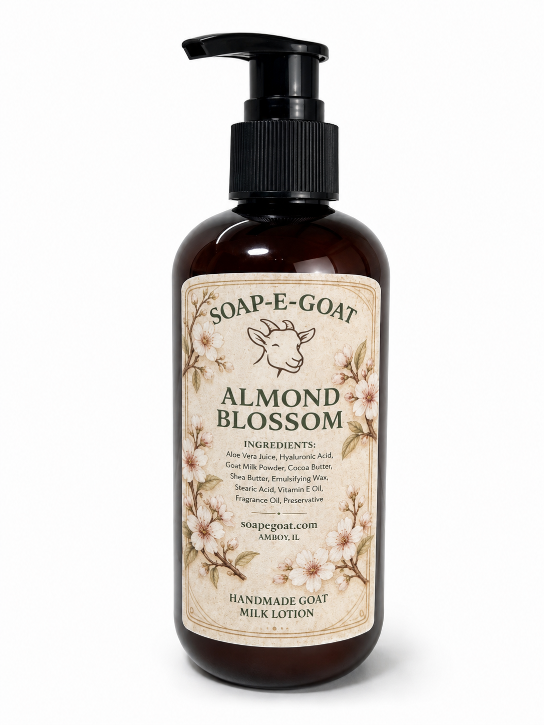 Almond Blossom Goat Milk Lotion 8 ounce