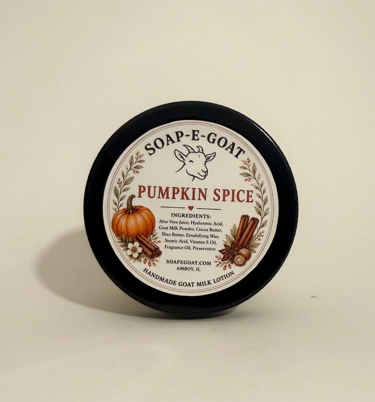 SOAP-E-GOAT Pumpkin Spice Goat Milk Lotion