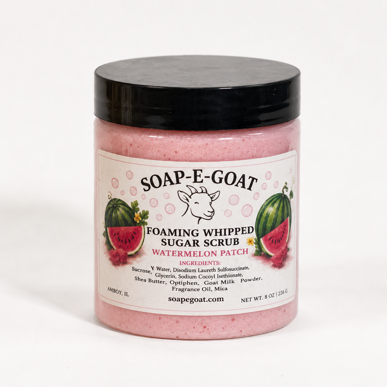 Watermelon Patch Foaming Whipped Sugar Scrub