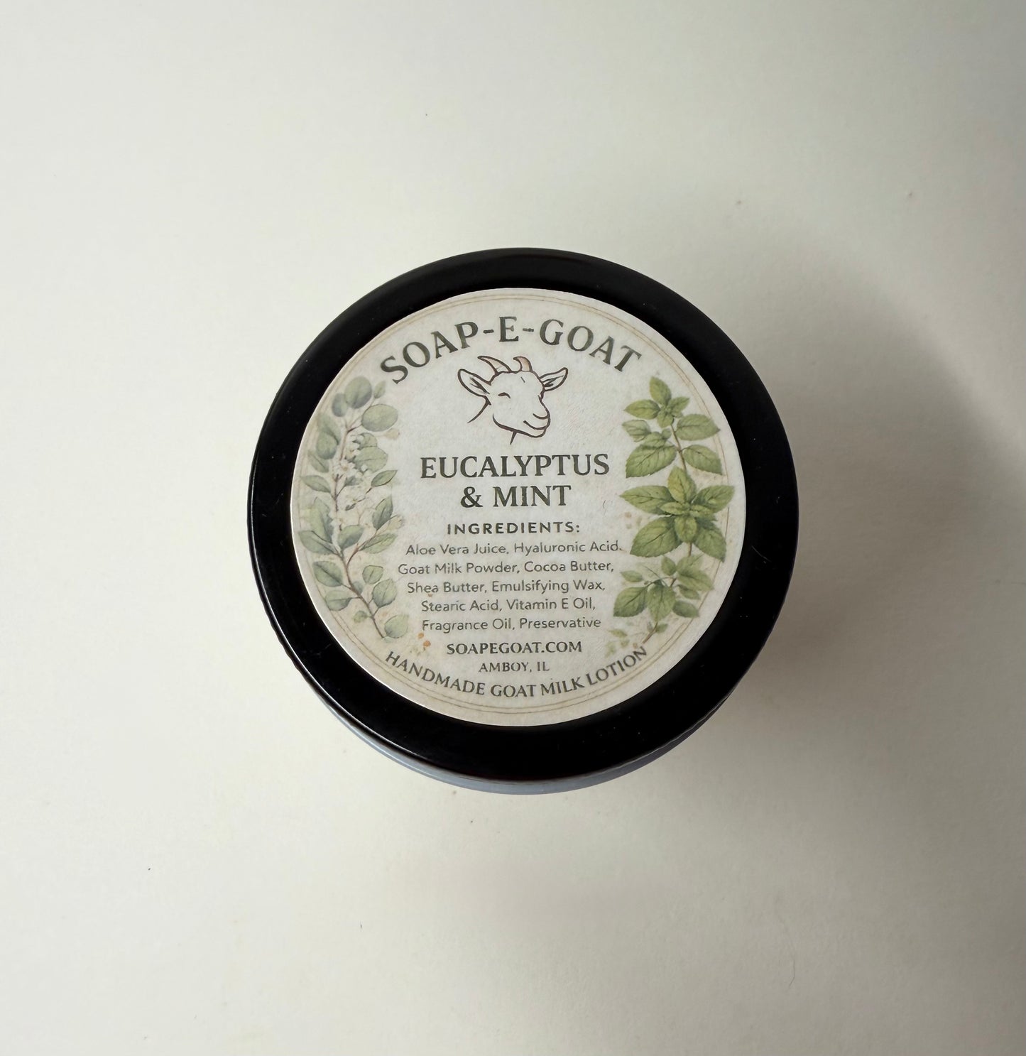 SOAP-E-GOAT Eucalyptus & Mint Goat Milk Lotion