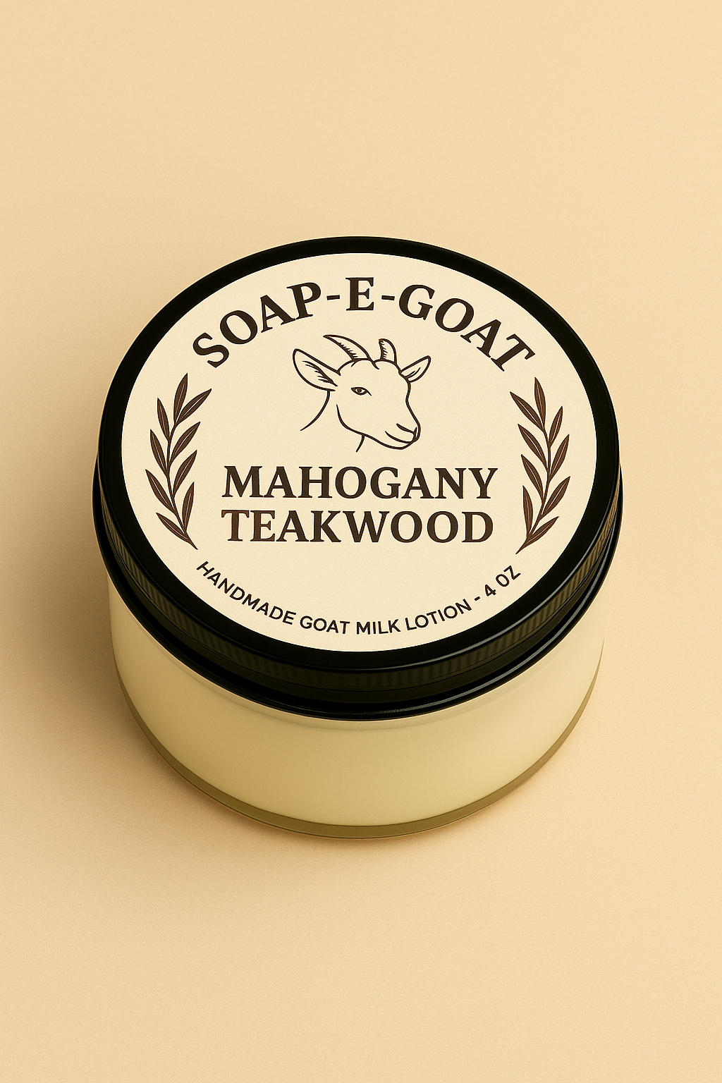 SOAP-E-GOAT Mahogany Teakwood Goat Milk Lotion