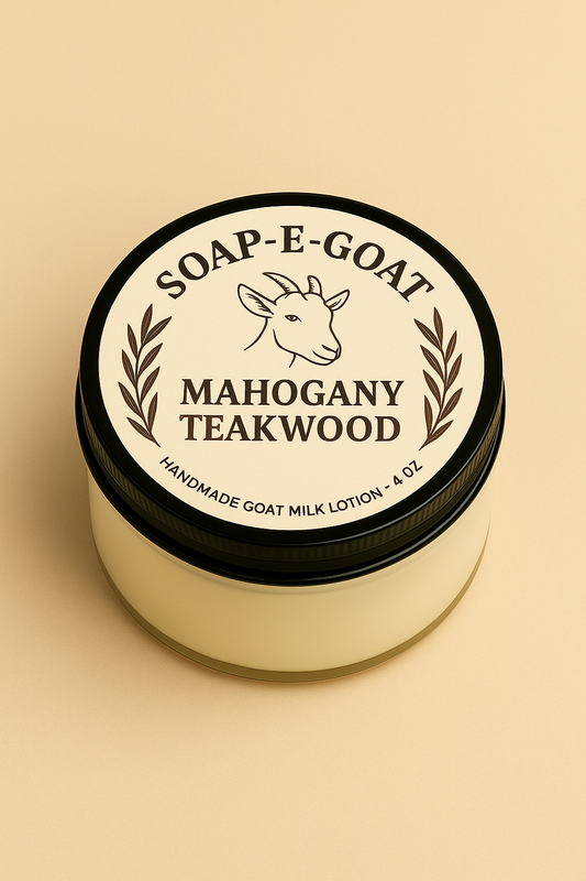 SOAP-E-GOAT Mahogany Teakwood Goat Milk Lotion