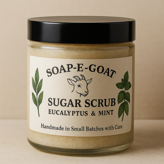SOAP-E-GOAT Sugar Scrub Eucalyptus and Mint