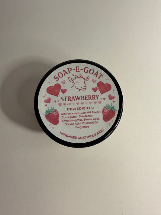 SOAP-E-GOAT Strawberry Goat Milk Lotion