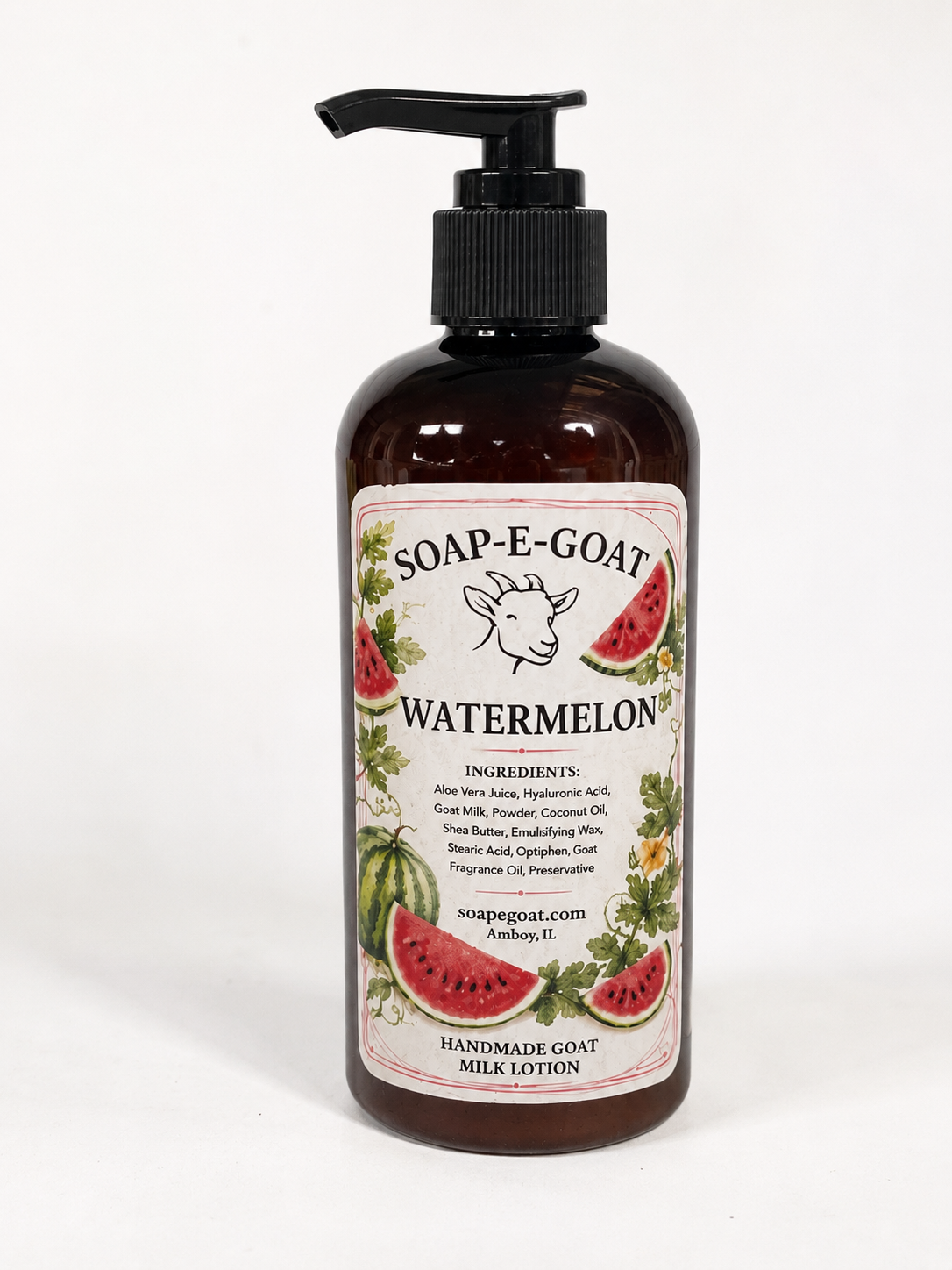 Watermelon Goat Milk Lotion 8 ounce