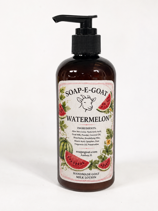 Watermelon Goat Milk Lotion 8 ounce